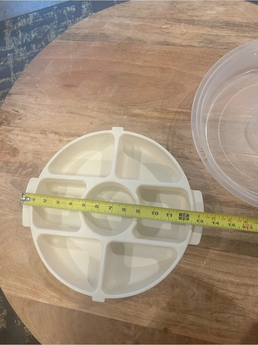 Vintage Rubbermaid Servin' Saver Divided Tray